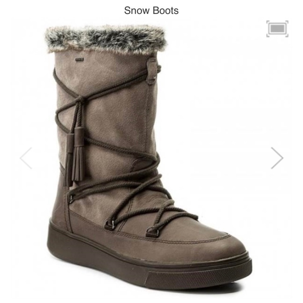 Geox Amphibiox Brown winter boots -Size 9 NWT